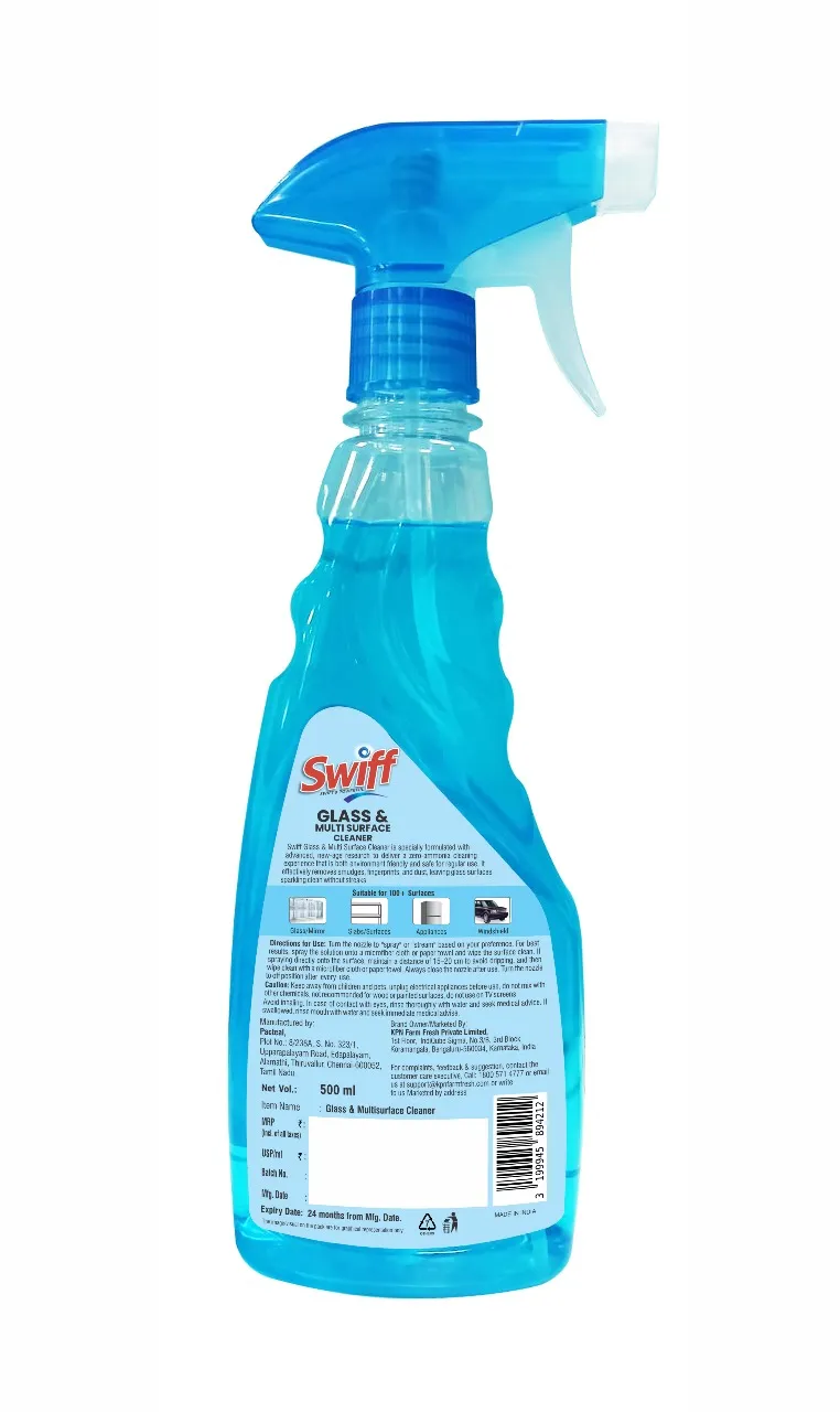 Swiff Glass and Multisurface Cleaner Spray Bottle 1