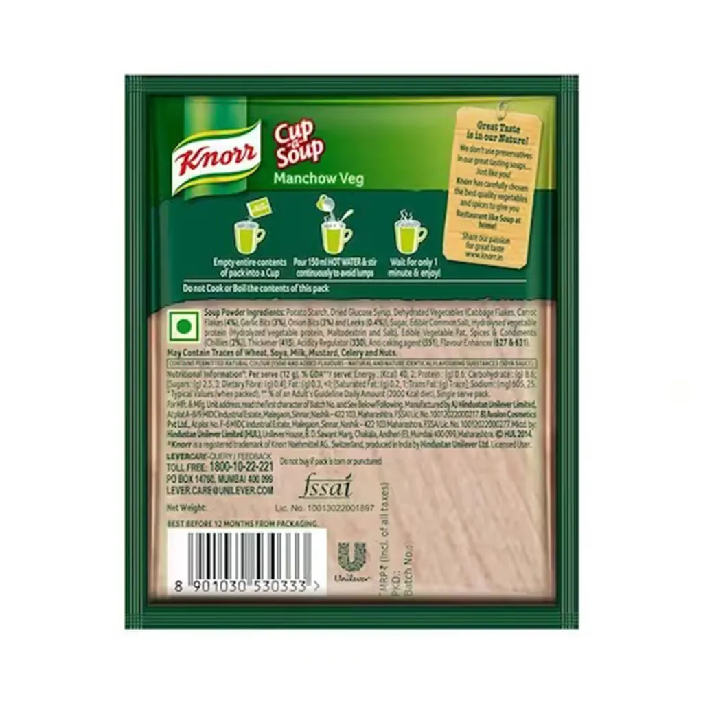 Knorr Manchow Veg Cup-A-Soup 1