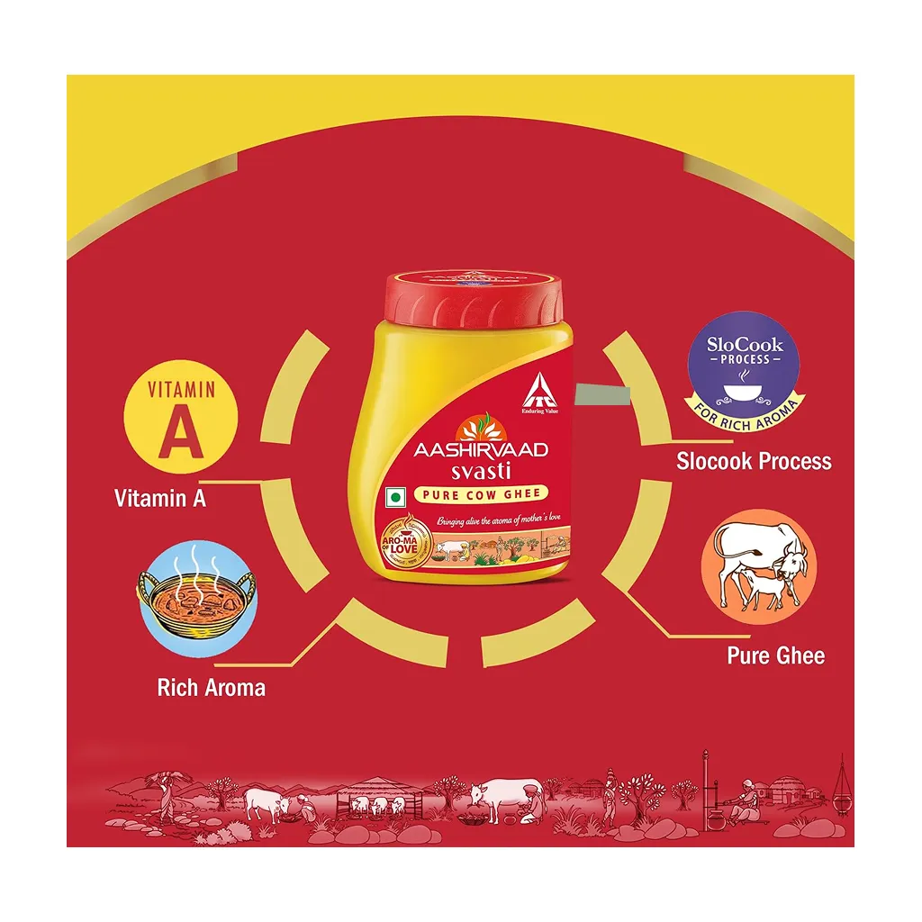 Aashirvaad Svasti Pure cow Ghee 5
