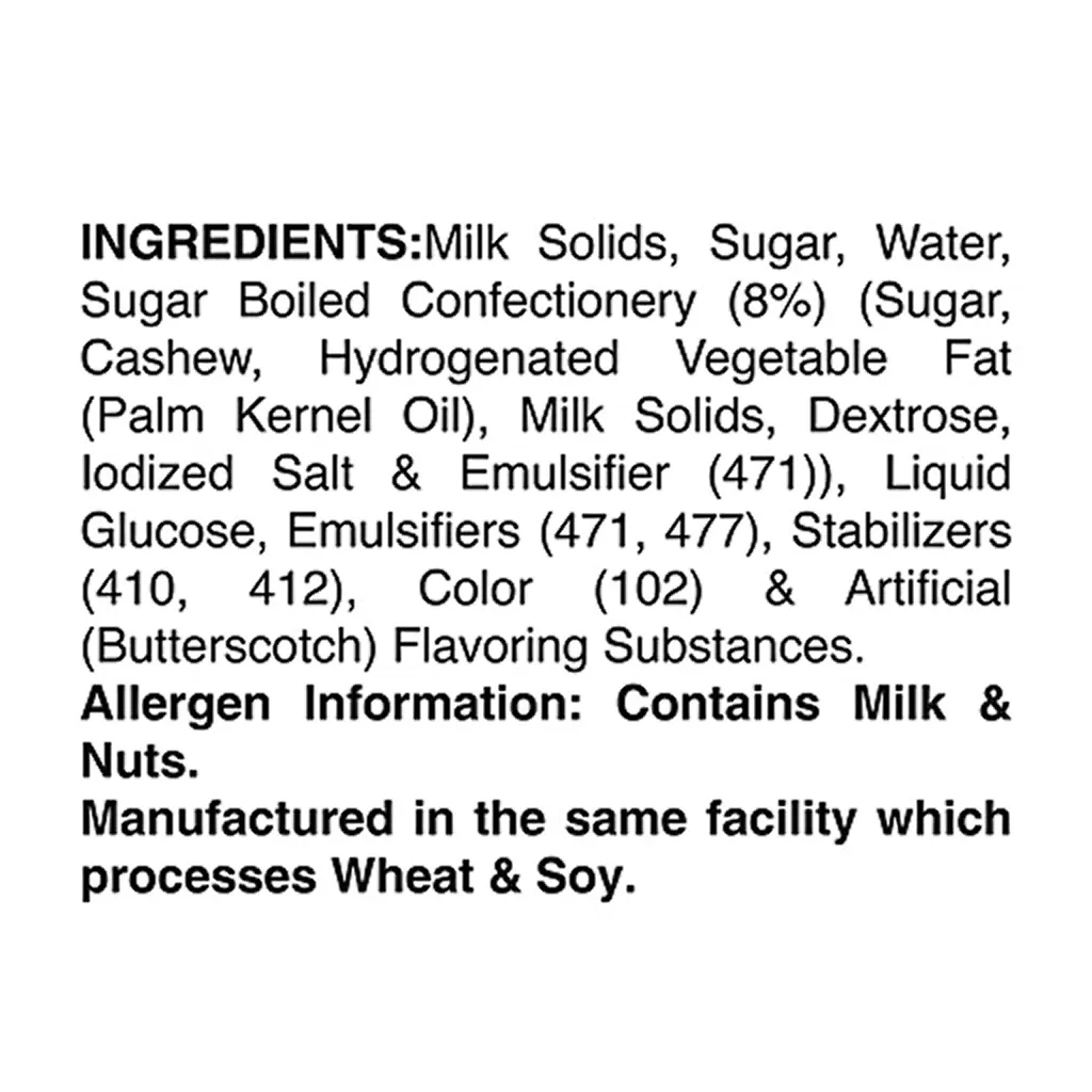 Arun Ice Cream Butterscotch Flavoured 1 Ltr 2