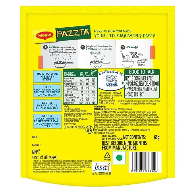 Maggi Pazzta Masala Penne  1