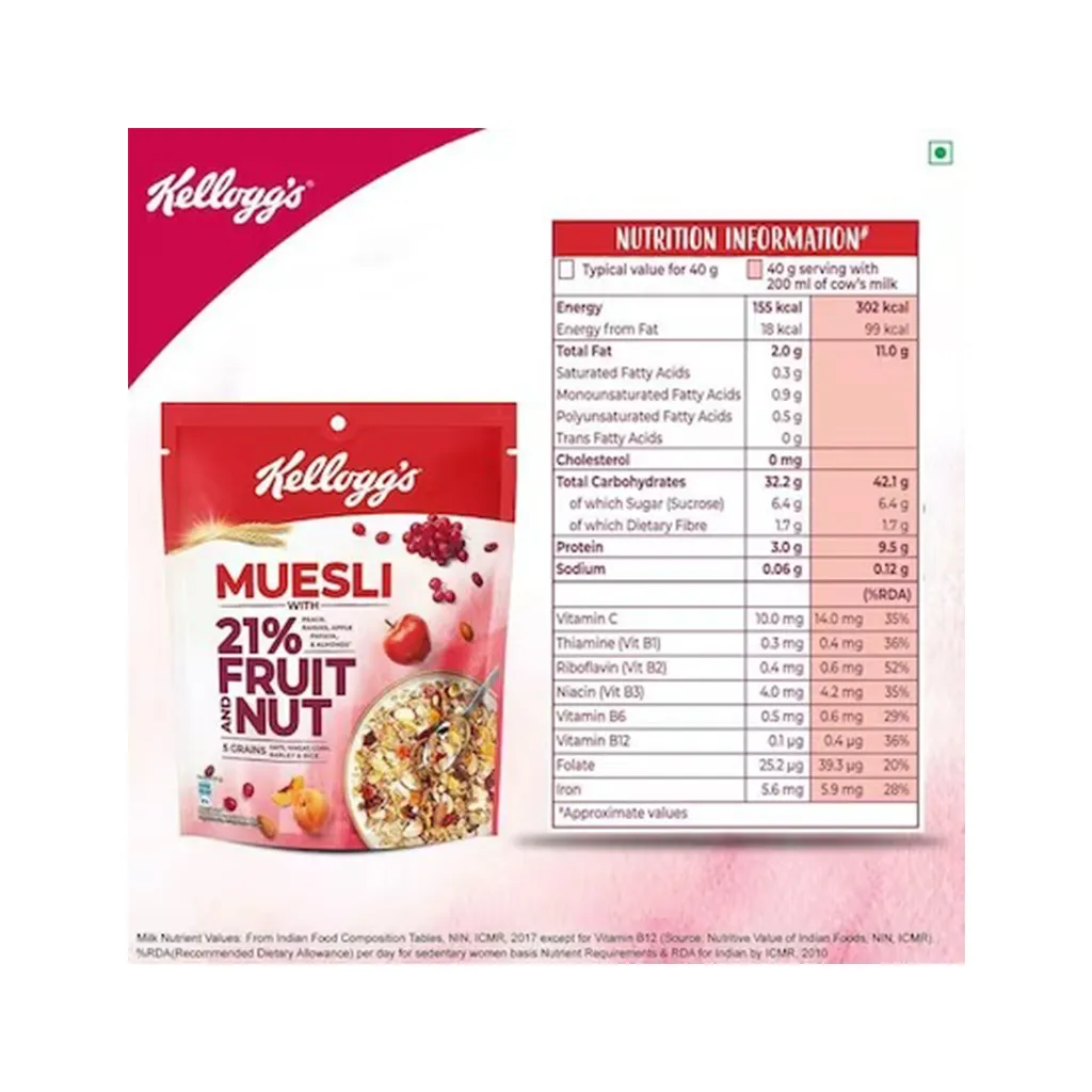 Kellogg's Crunchy Fruit & Nut Muesli 2