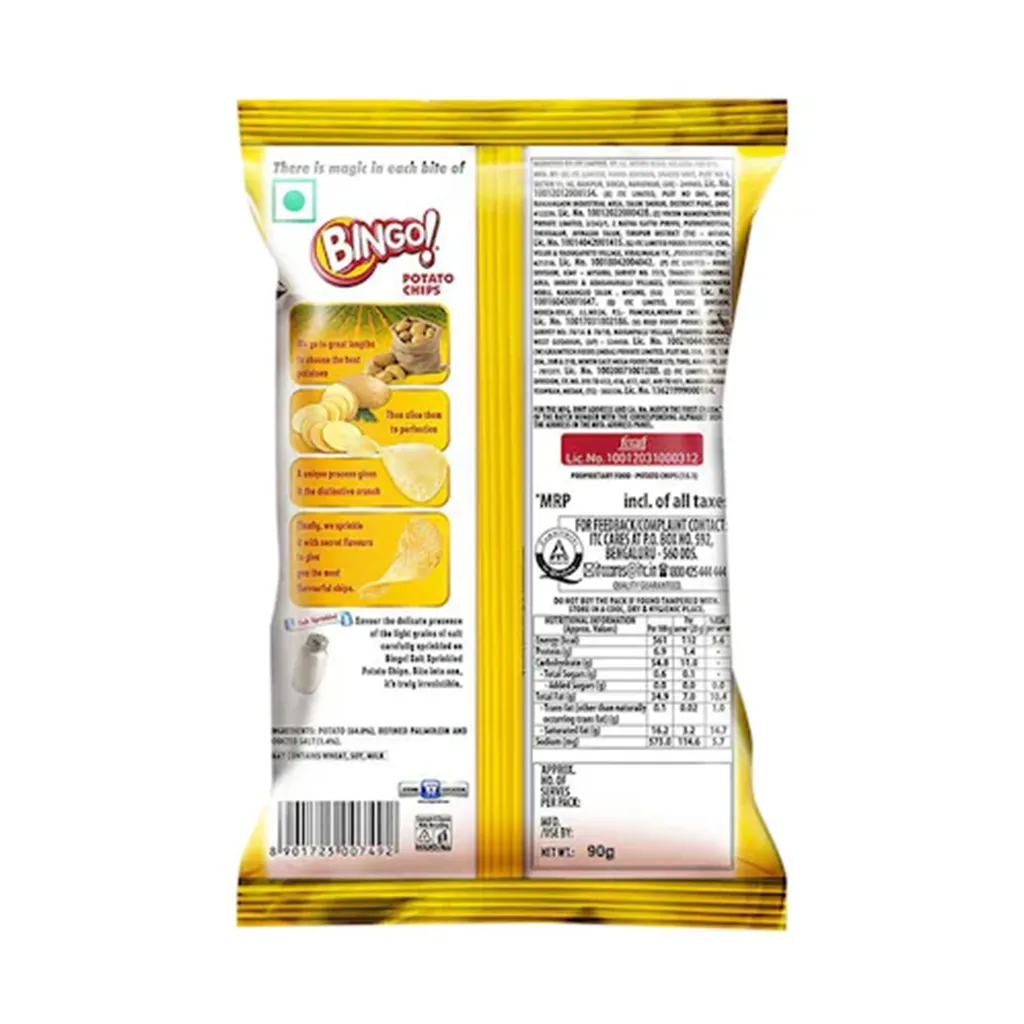 Bingo Salt Sprinkled Potato Chips 1