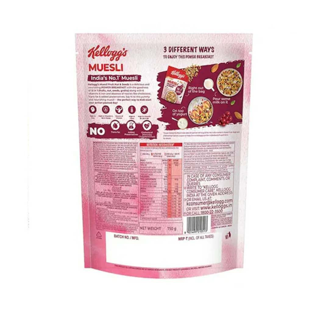 Kellogg's Muesli With 21% Fruit , Nut And Seeds 1