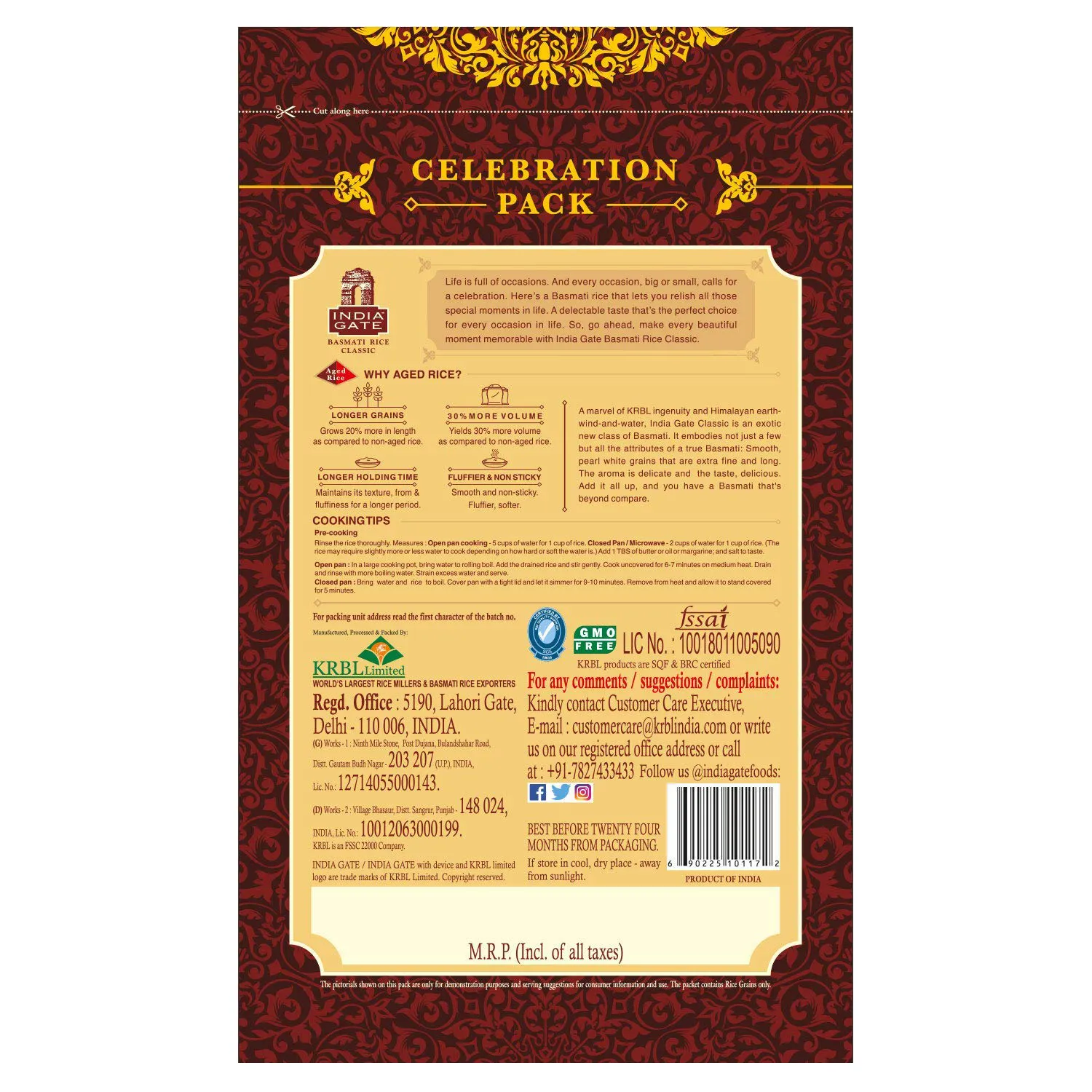India Gate Classic Basmati Rice 1