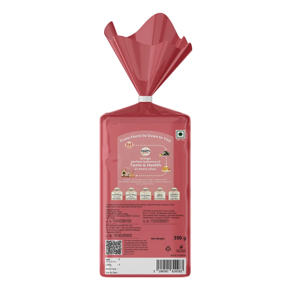 Chef's Finest Sweet Bread - Softness Crafted with Pure Butter 1