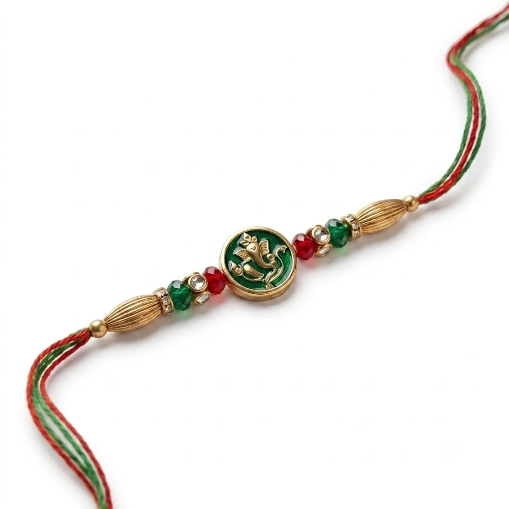 Peach Rakhi Assorted 1pc