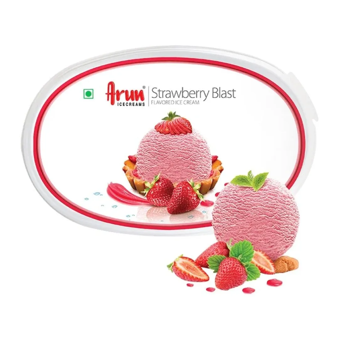 Arun Ice Cream Fresh Strawberry Flavoured