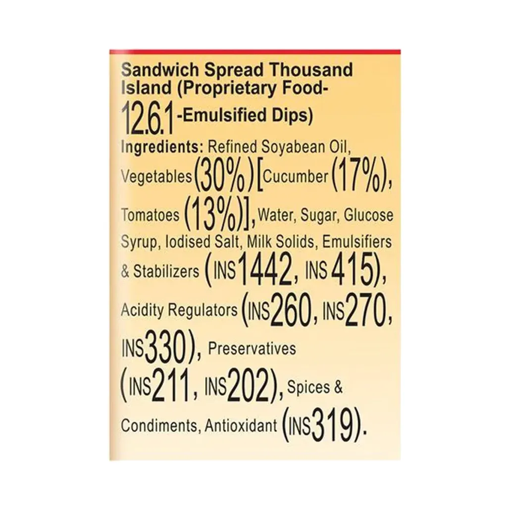 Funfoods Thousand Island Sandwich Spread 2