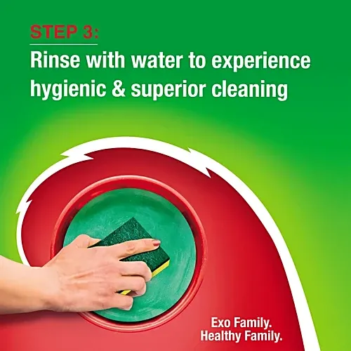 Exo Anti Bacterial Touch & Shine Dishwasher Bar (Pack of 4) 4