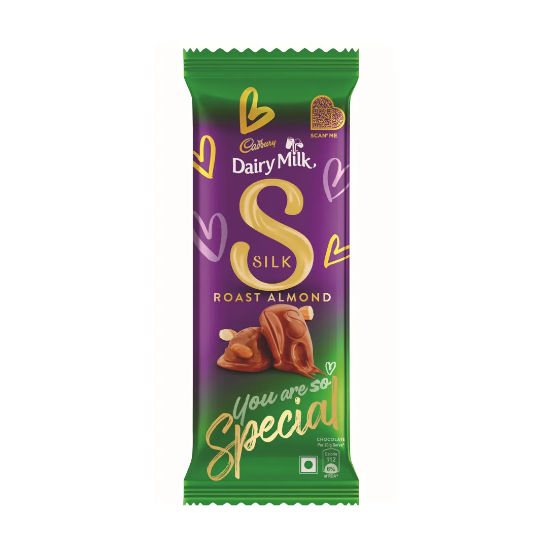 Cadbury Dairy Milk Silk Roast Almond Chocolate Bar