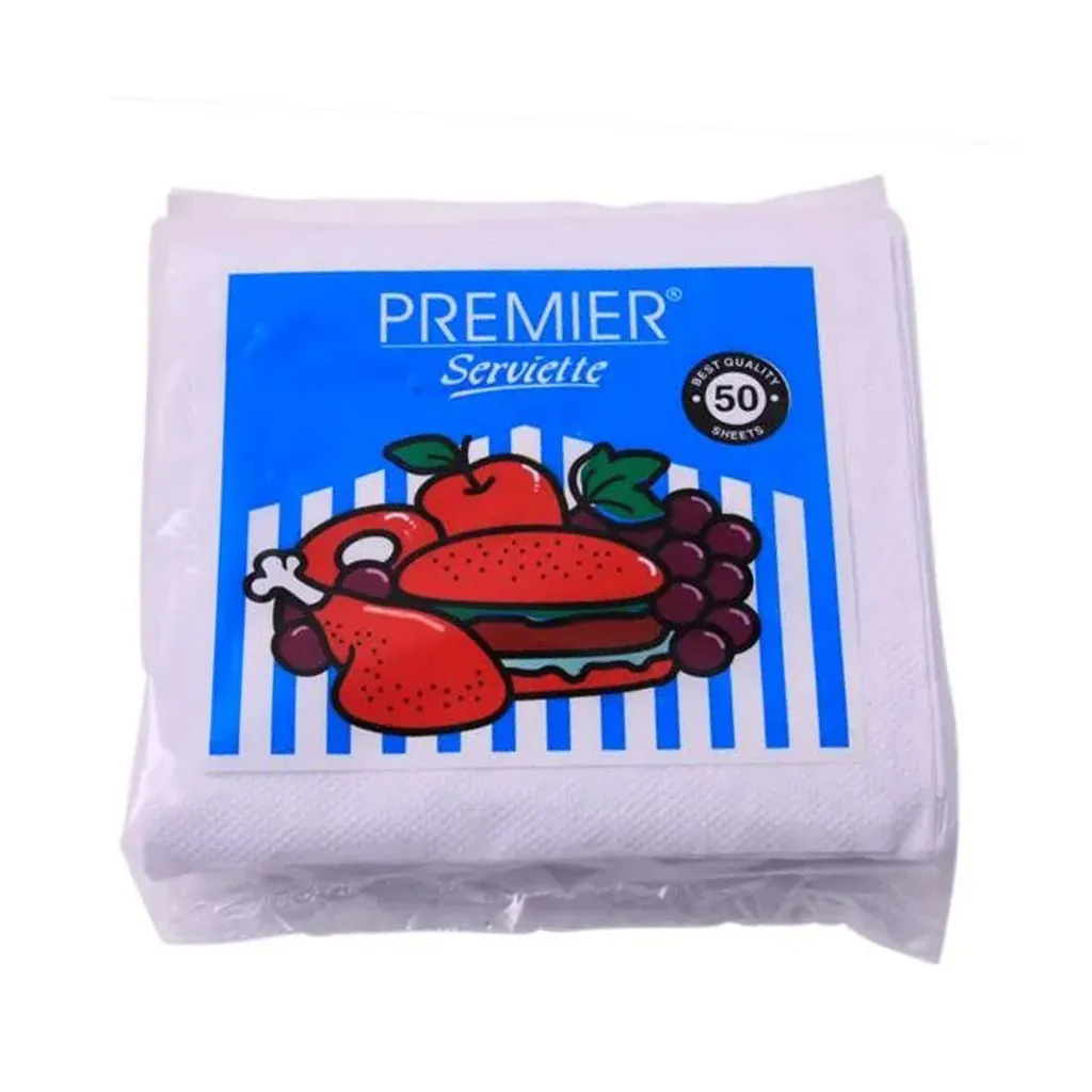 Premier Serviette 50 Pulls 1 Ply