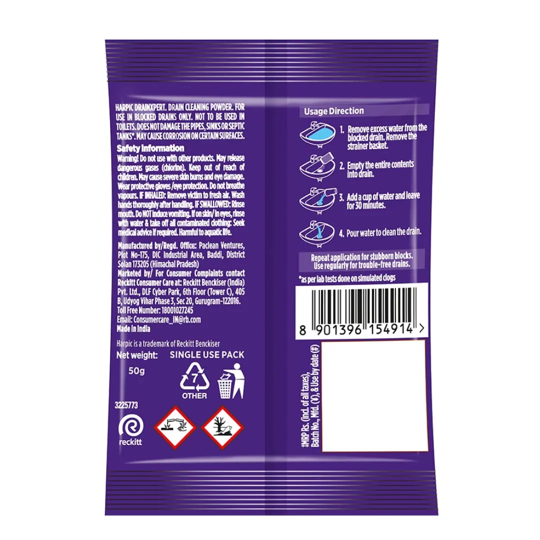 Harpic Drain Cleaning Powder 1
