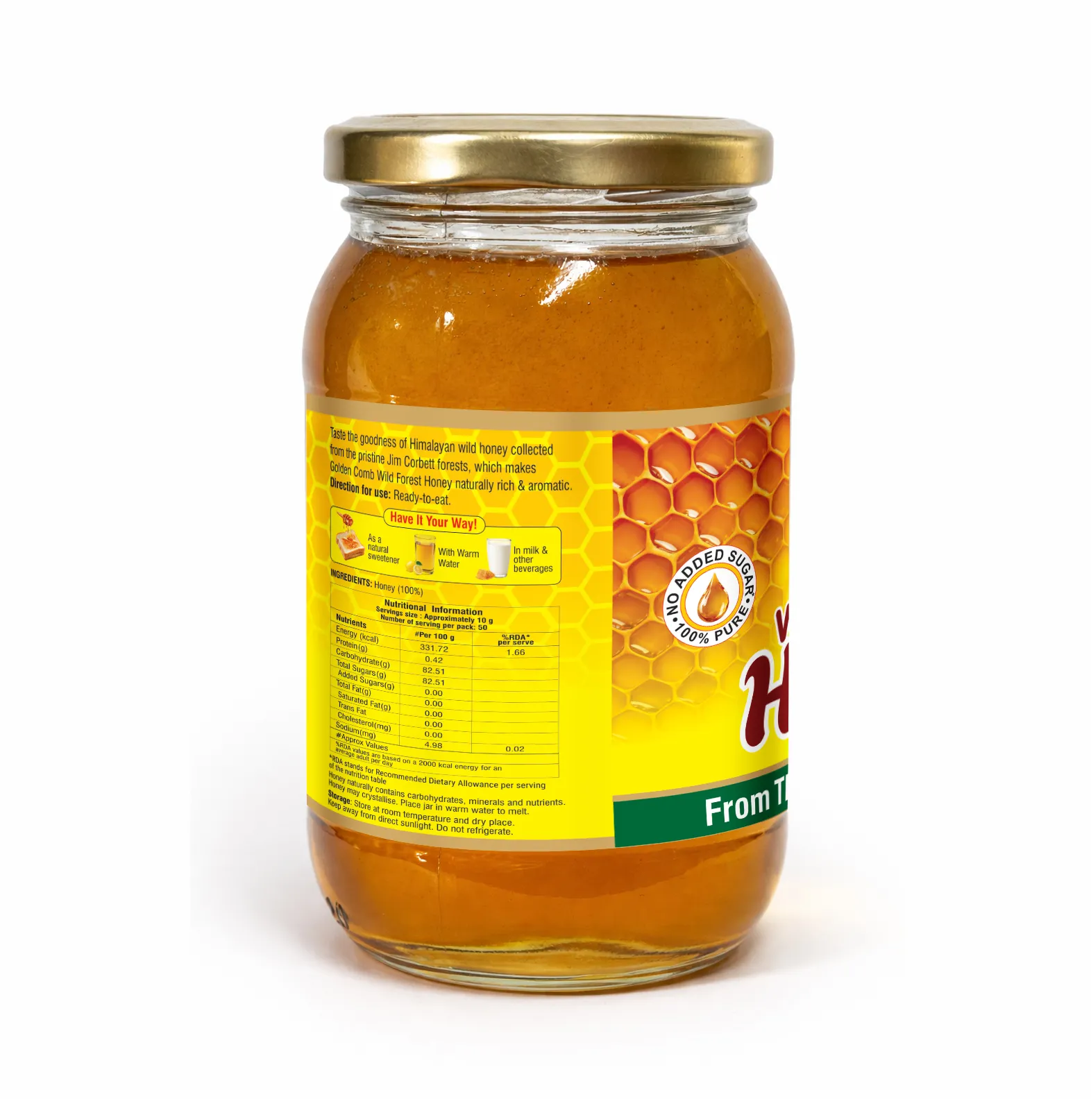 Golden Comb Wild Forest Honey 2