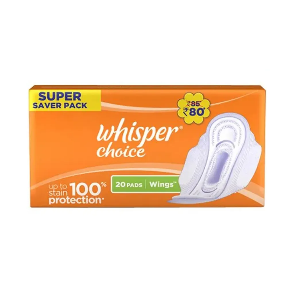 Whisper Choice Wings Regular Sanitary Pads