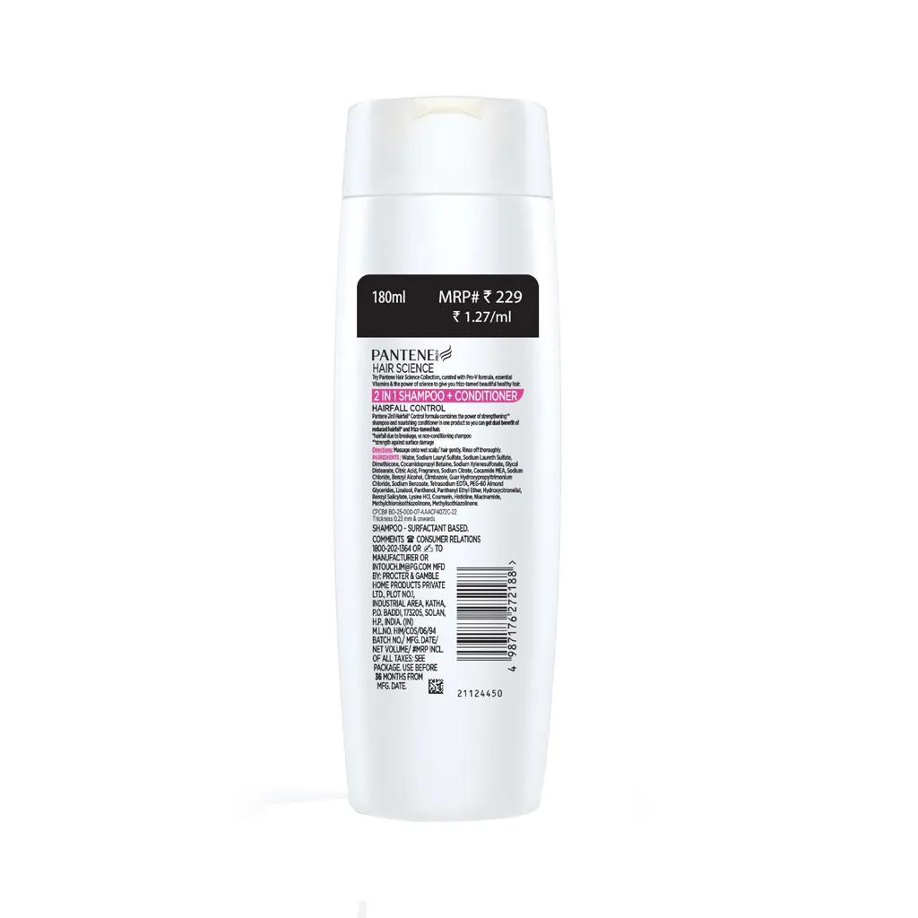 Pantene Advanced Hairfall Solution 2-In-1 Shampoo & Conditioner 1