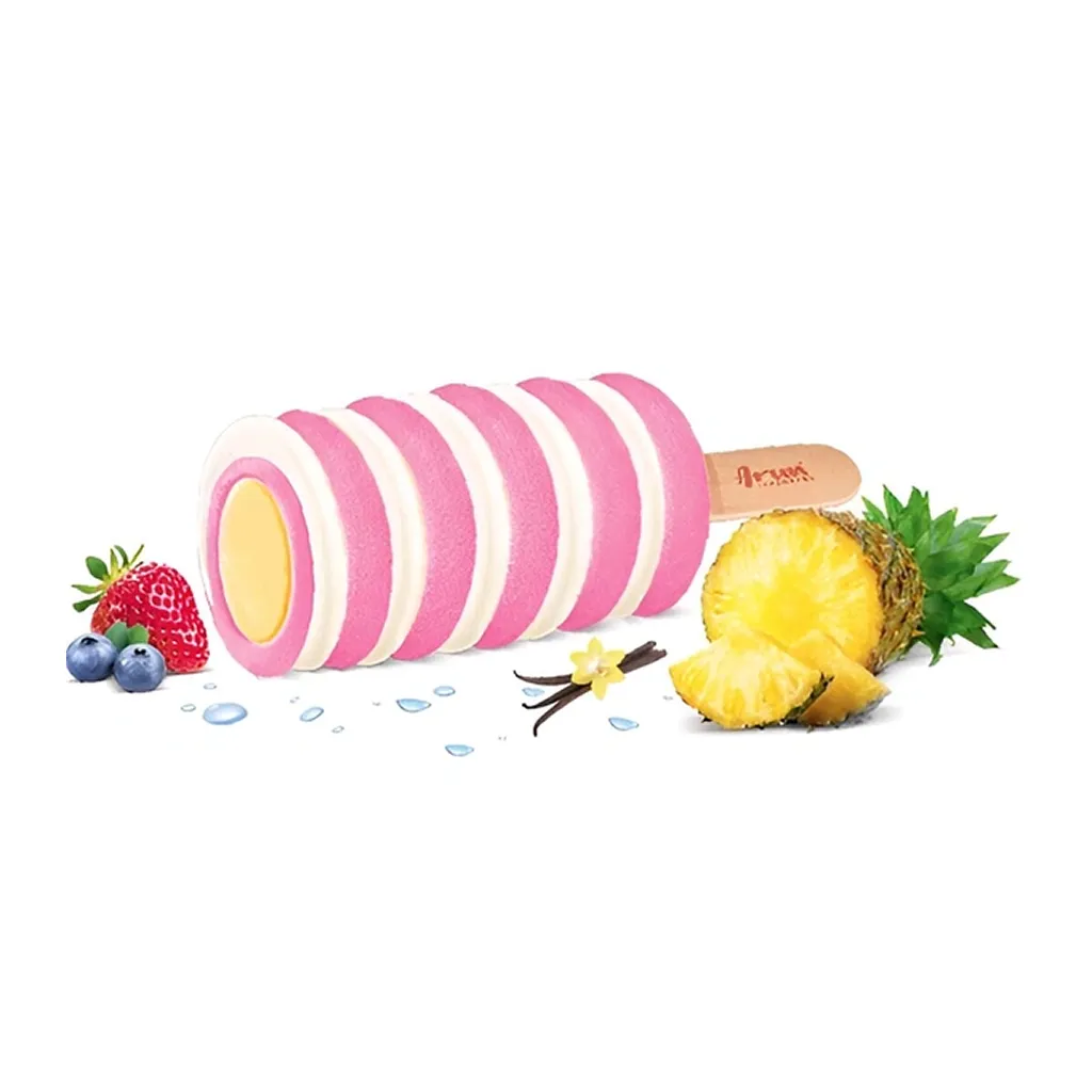 Arun Ice Cream Spiral Pineapple Vanilla 1