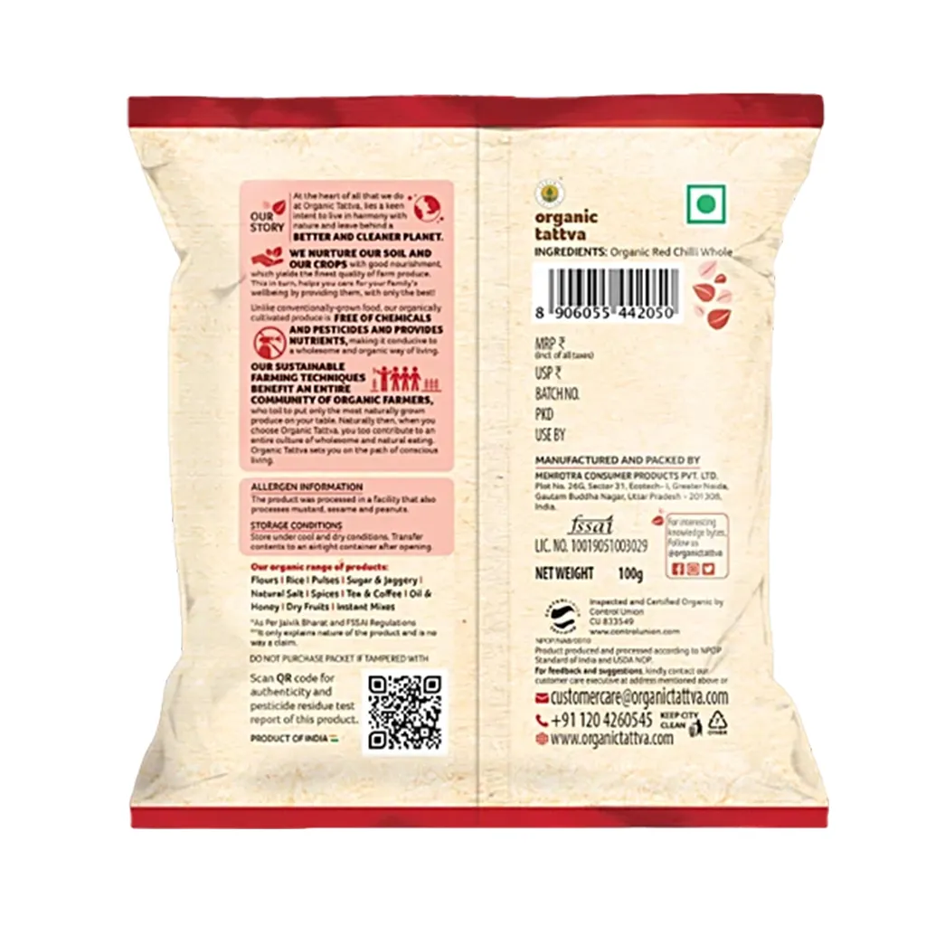 Organic Tattva Red Chilli Powder 1