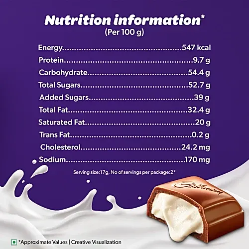 Cadbury Dairy Milk Milkinis Duo Pack 3