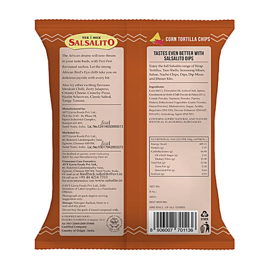 Tex Mex Peri Peri Nacho Chips 1