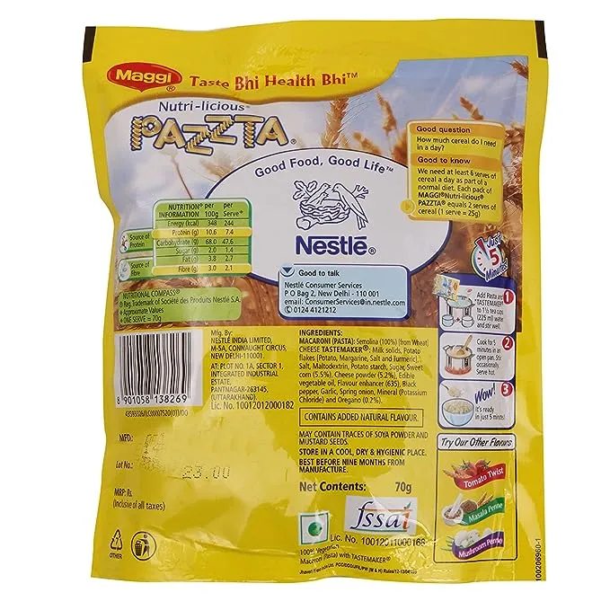 Maggi Cheese Macaroni Pazzta 1