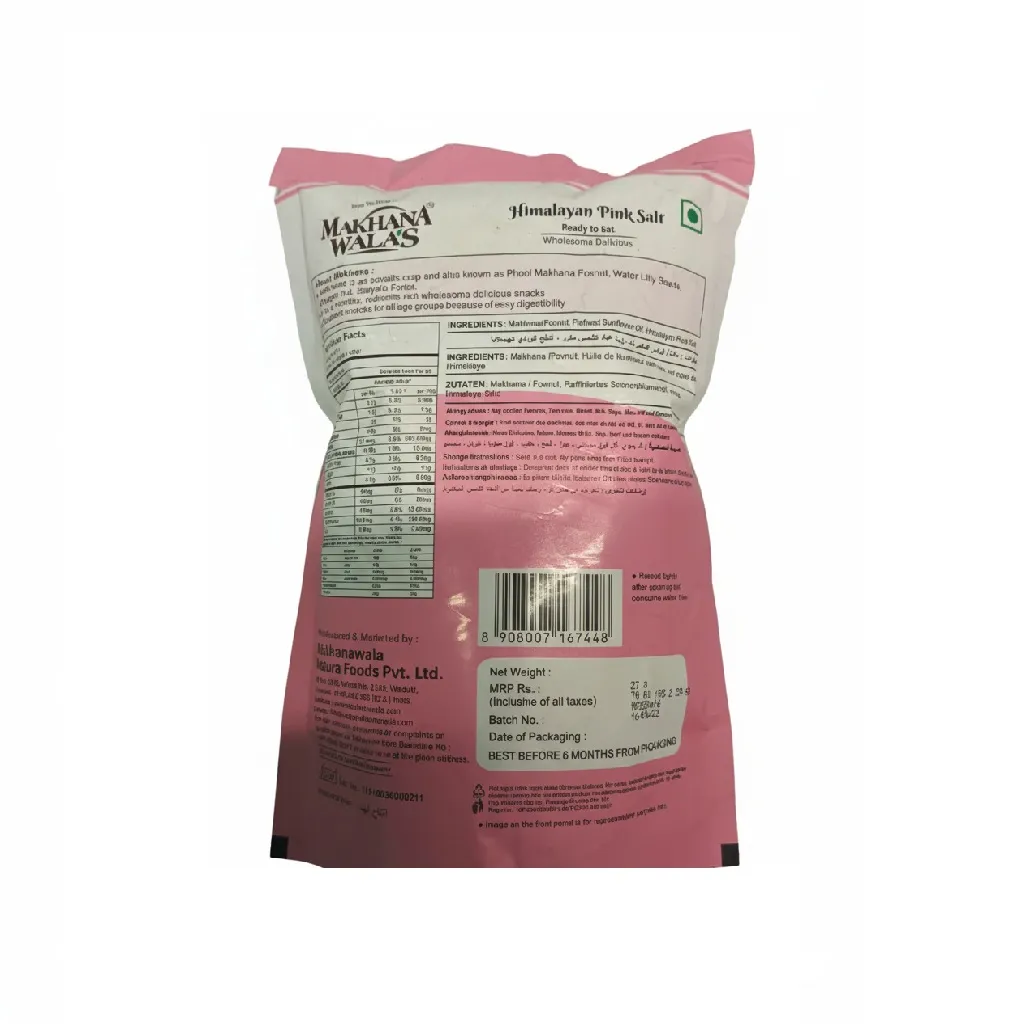 Makhanawala's Roasted Himalayan Pink Salt Makhana 1