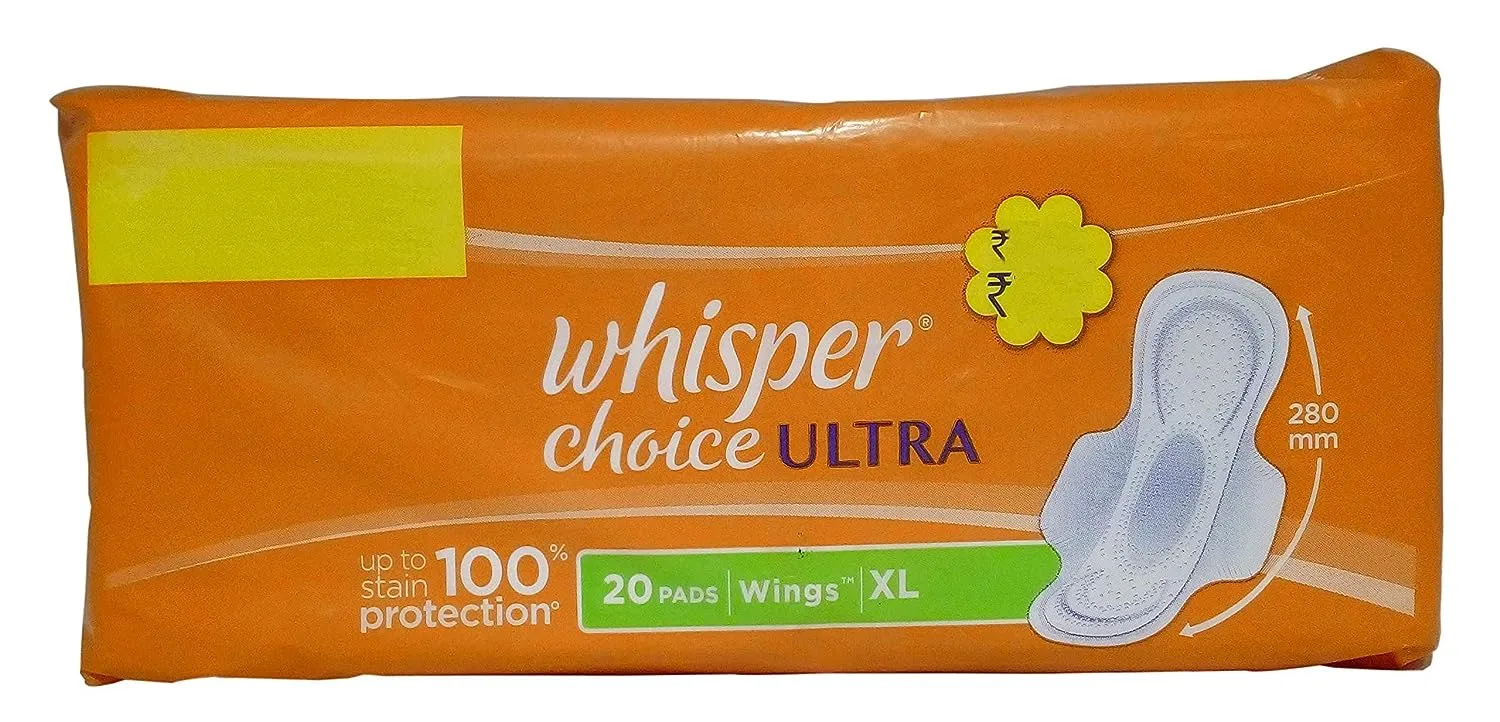 Whisper Choice Ultra XL Sanitary Pads