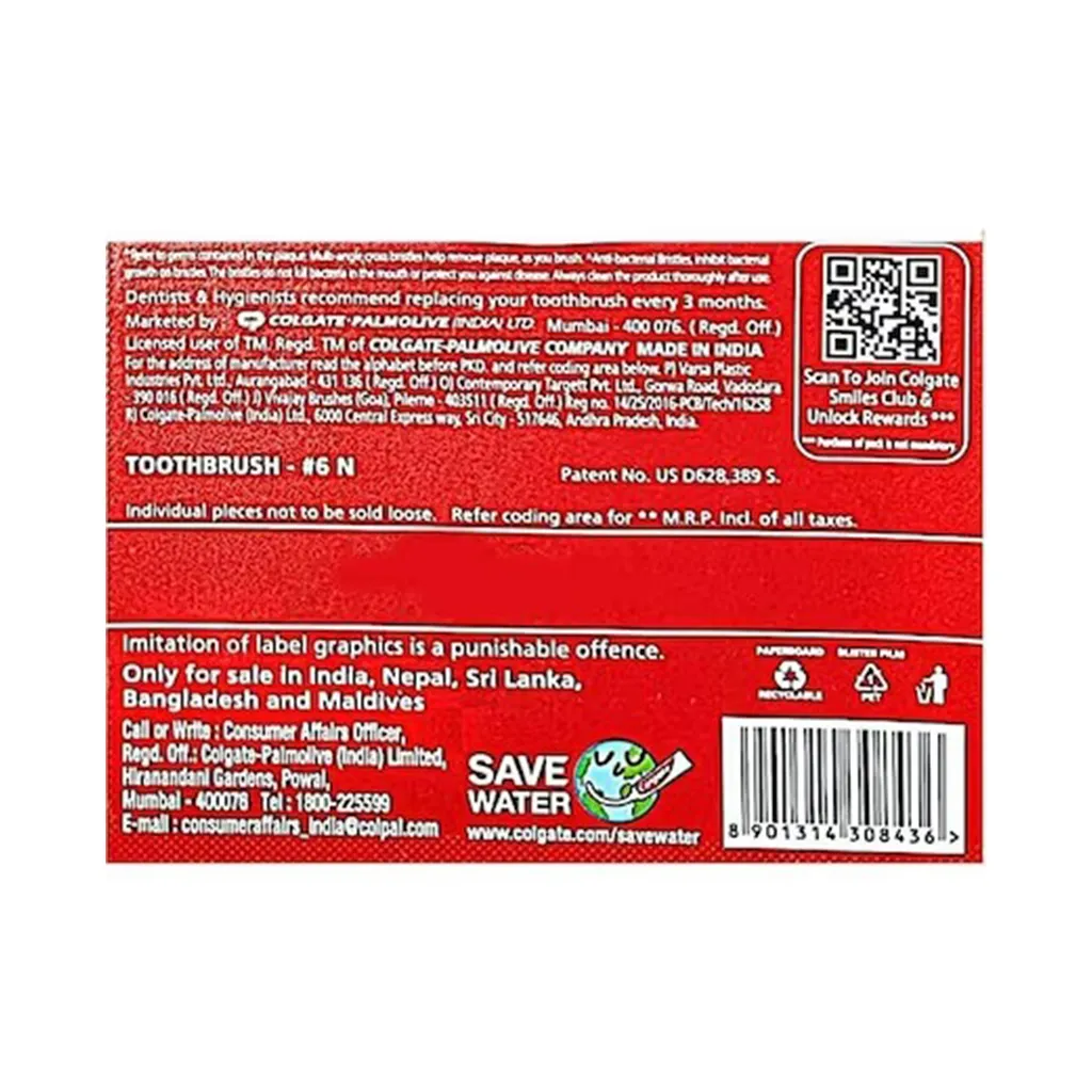 Colgate Zigzag Medium Toothbrush 2