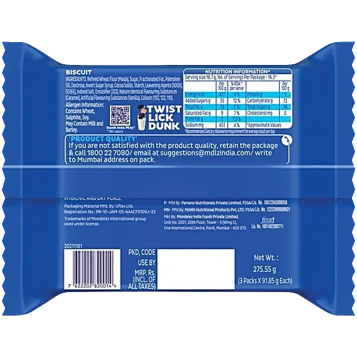 Oreo Toffee Crunch Flavour Creme Sandwich Biscuit 1