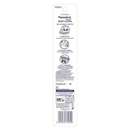 Pepsodent Deep Clean Medium Toothbrush 1