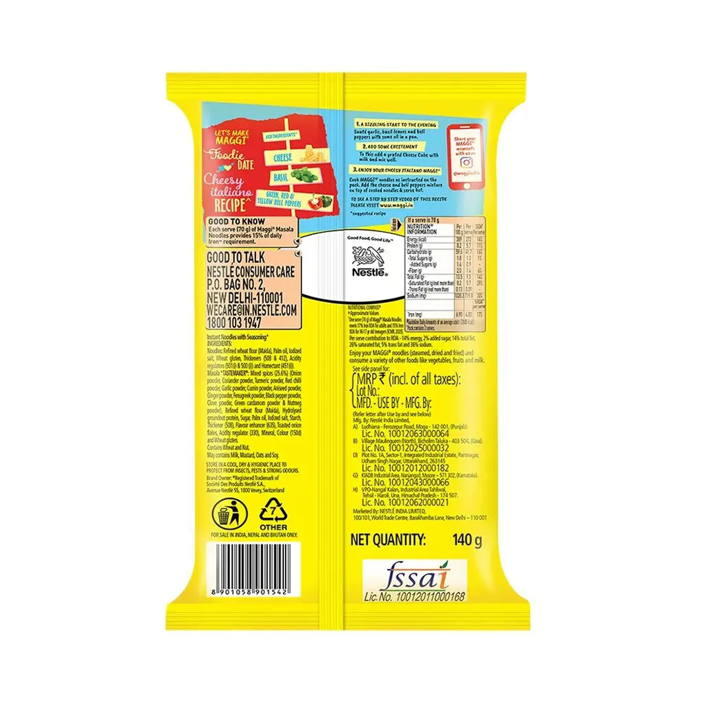 Maggi 2 Minute Masala Noodles 1
