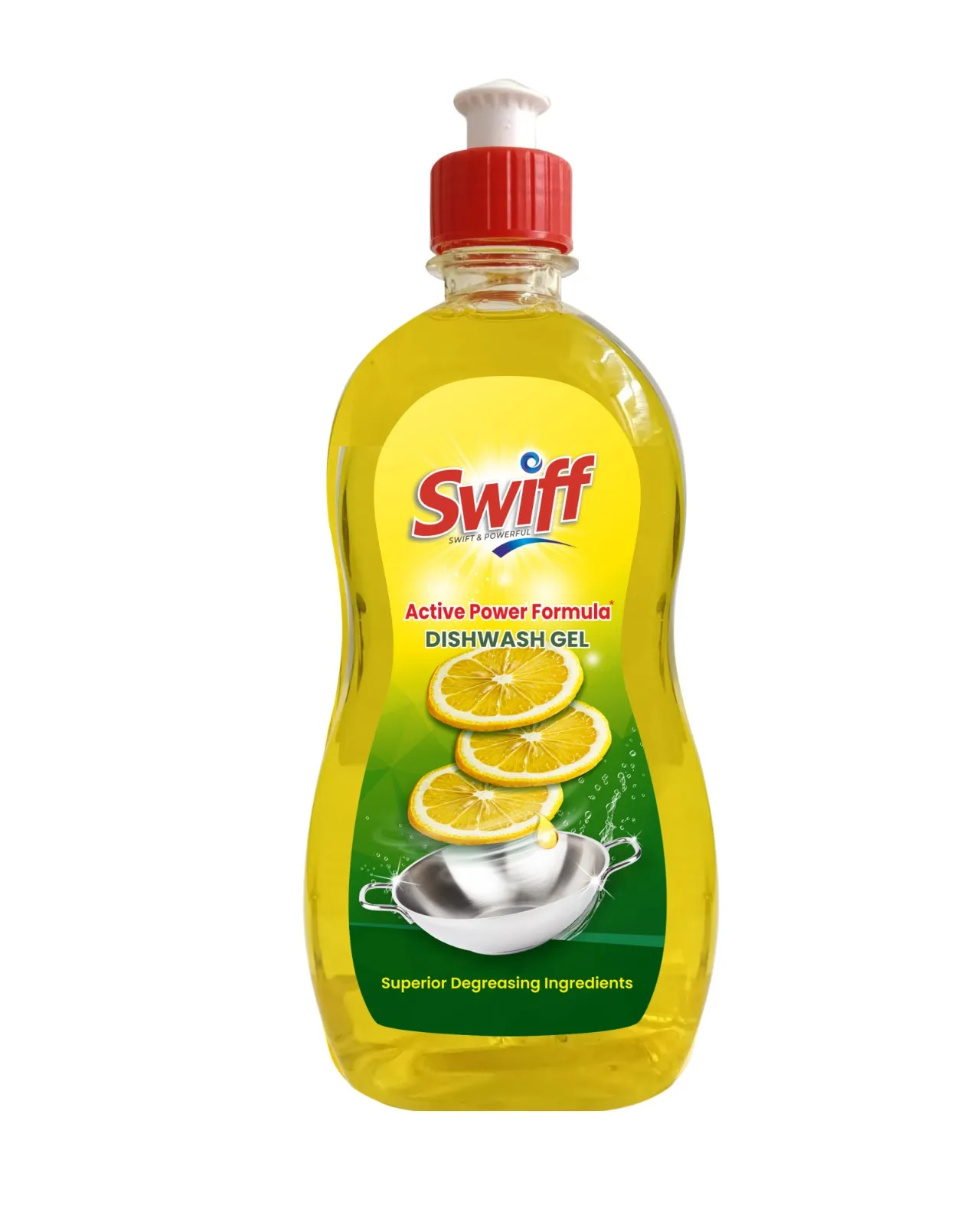 Swiff Active Power Dishwash Gel Bottle