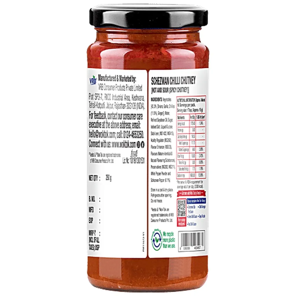 Veeba Schezwan Chilli Chutney 1