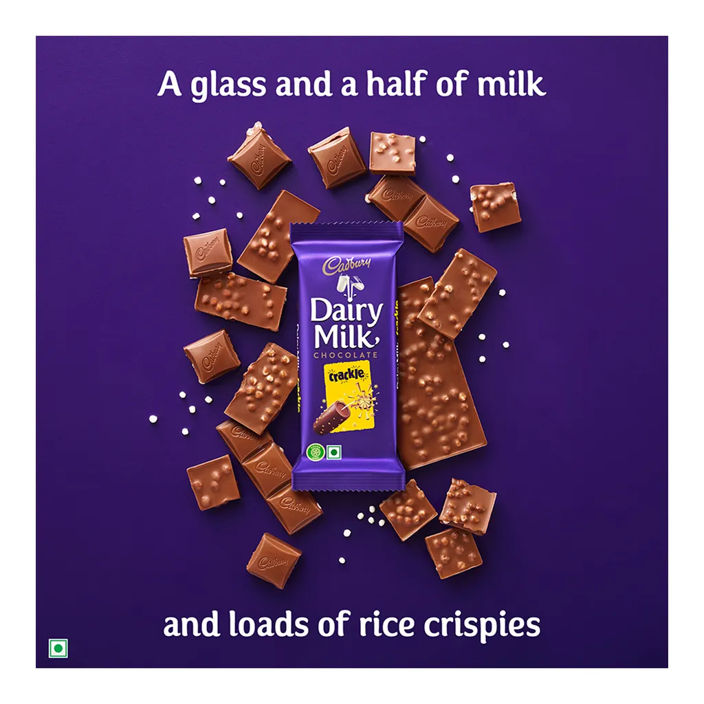 Cadbury Dairy Milk Crackle Chocolate Bar 4