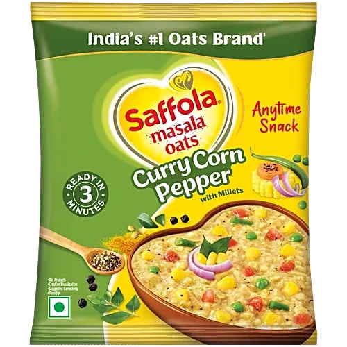 Saffola Masala Oats Curry & Pepper