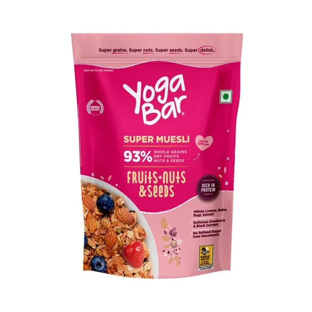 Yogabar Muesli Fruits Nuts & Seeds