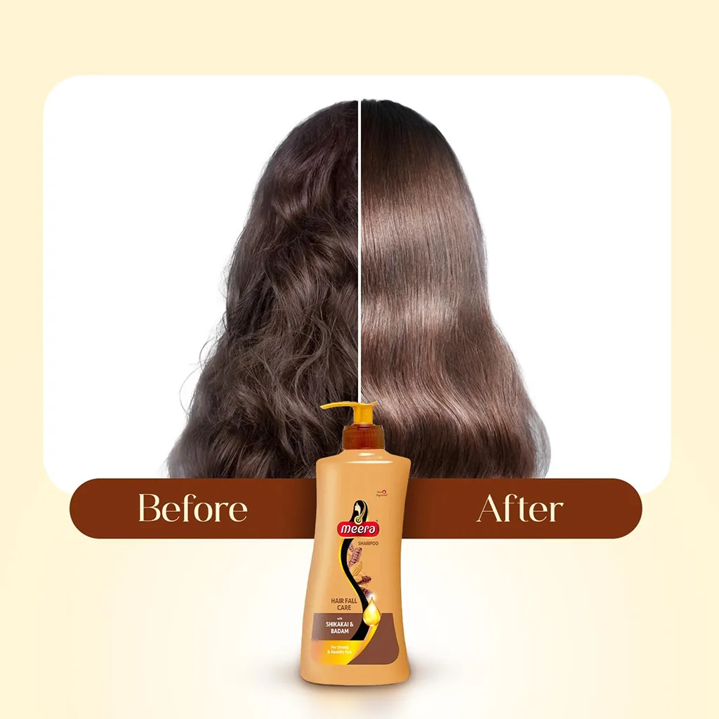 Meera Hairfall Care Shikakai & Badam Shampoo 5