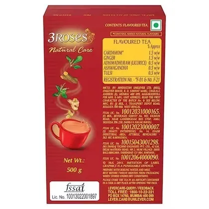 Brooke Bond 3 Roses Natural Care Tea 1
