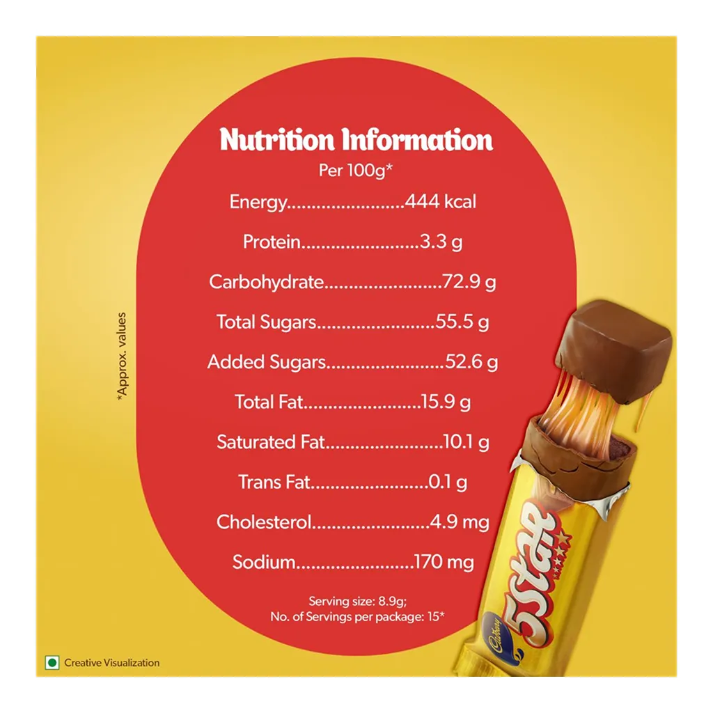 Cadbury 5 Star Home Treats Chocolate Bar 3