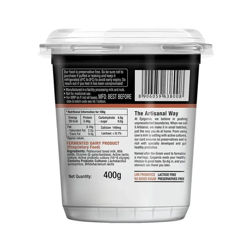 Epigamia Artisanal Curd 1