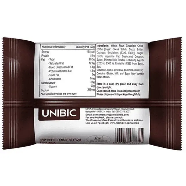 Unibic Choco Chip Cookies 150Gm 1
