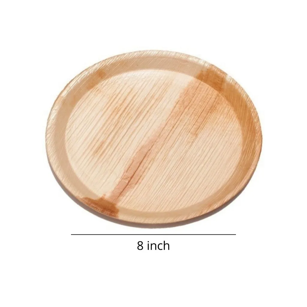 Hi-Reach Areca Deep Round Plate - 8 1