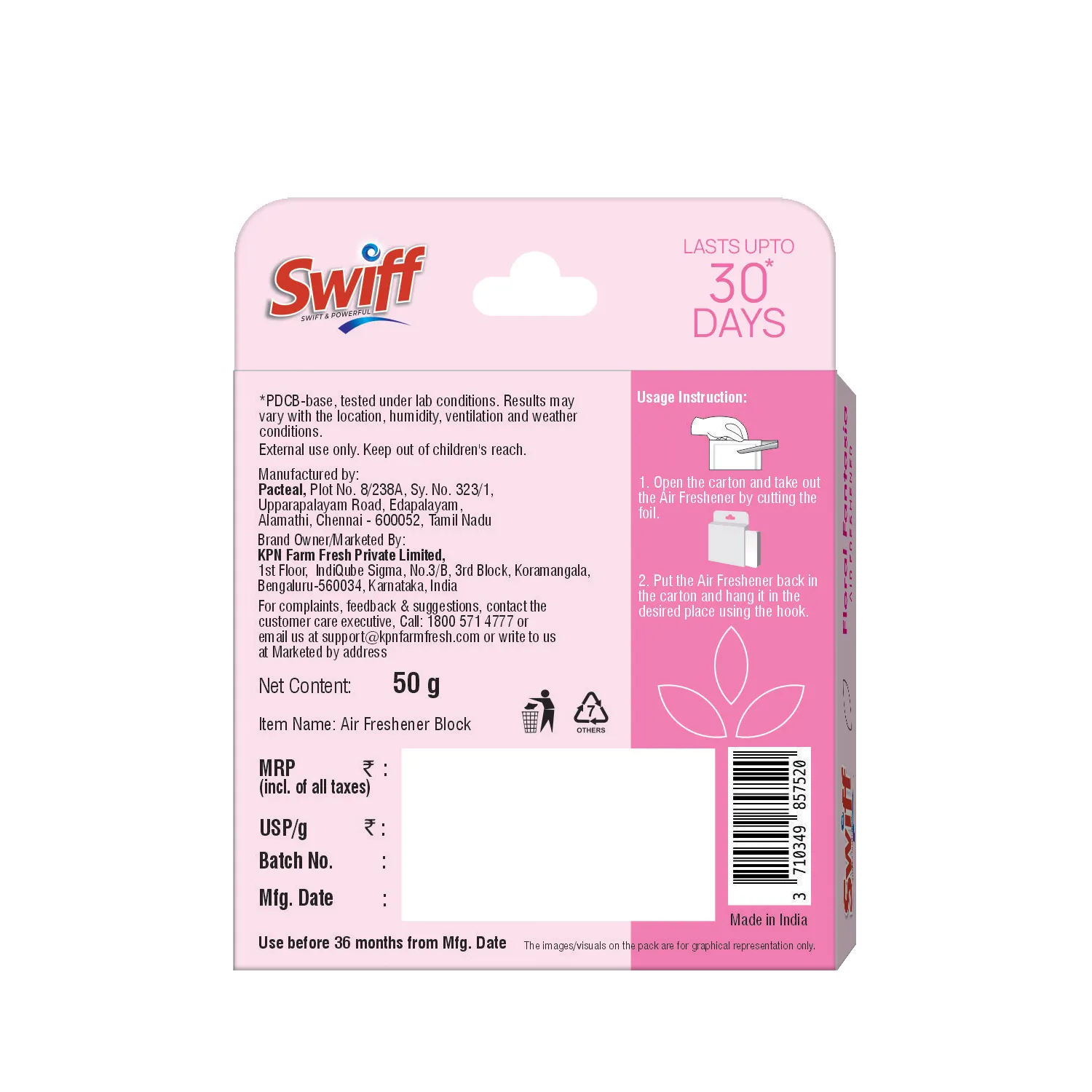Swiff Floral Fantasia Air Freshener 1