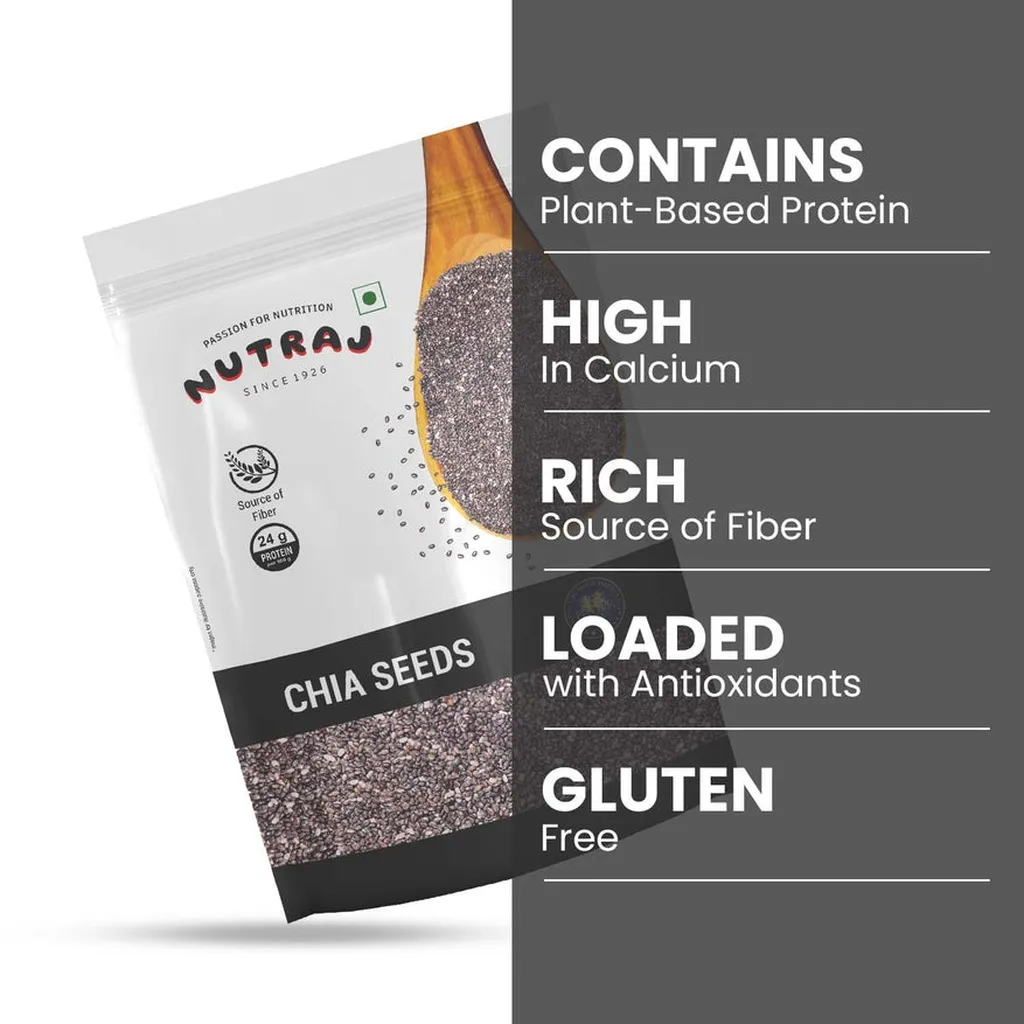 Nutraj Classic Chia Seeds Pouch 2