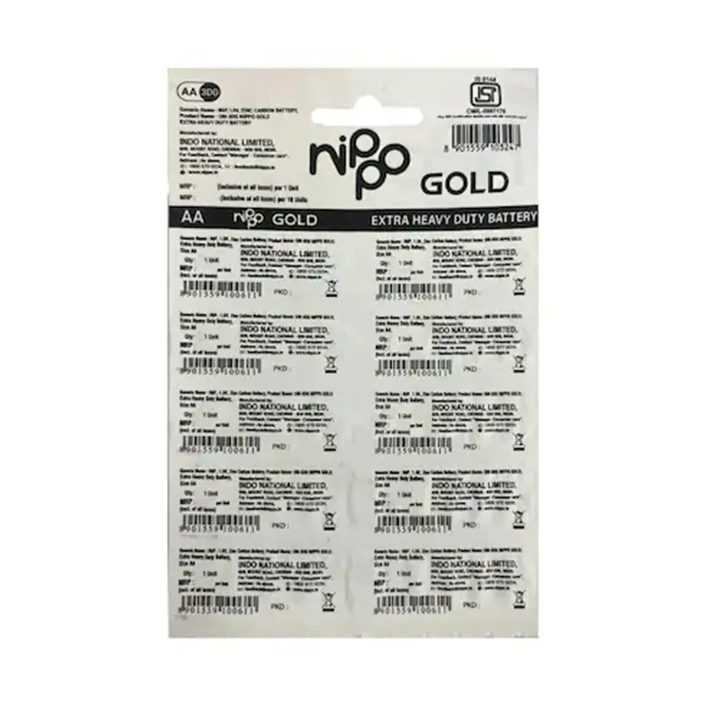 Nippo 3 DG Zinc Carbon AA Battery 1