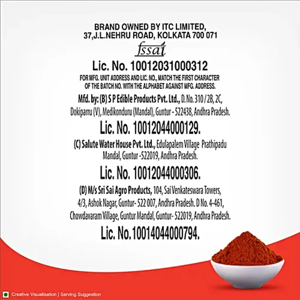 Aashirvaad Chilli Powder - 100g 4