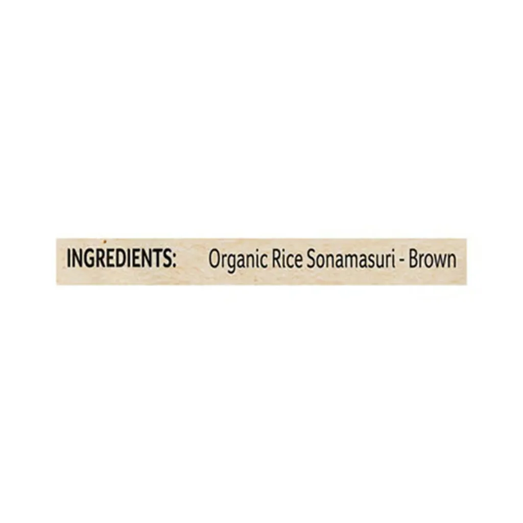 Organic Tattva Sona Masuri Brown Rice 2
