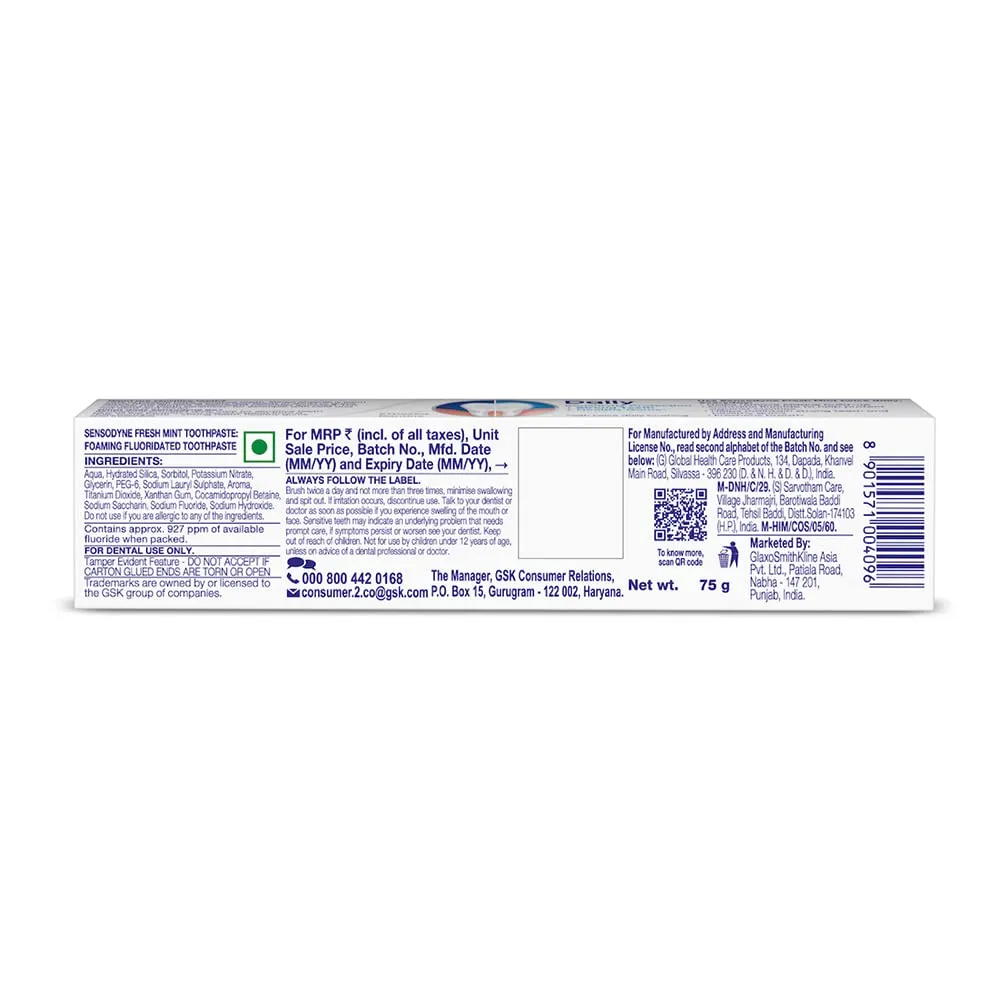 Sensodyne Fresh Mint Toothpaste 1