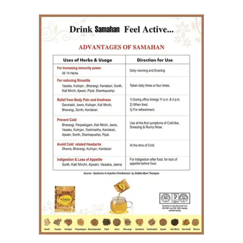 Samahan Herbal Green Tea Bag Sachet 3