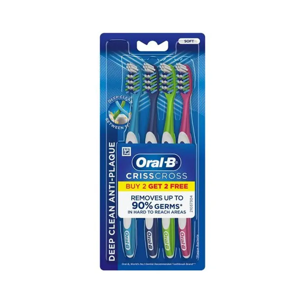 Oral-B Crisscross Anti Plaque Soft Toothbrush